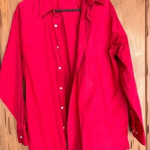 Croft & Barrow Red Dress Shirt